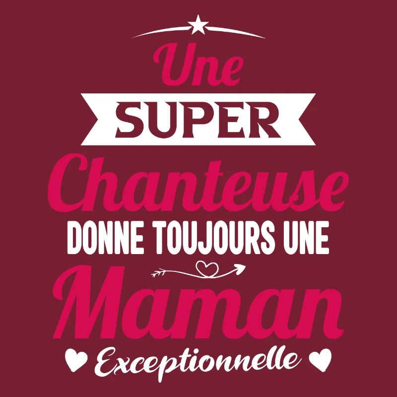 Chanteuse cadeau drôle maman future mère