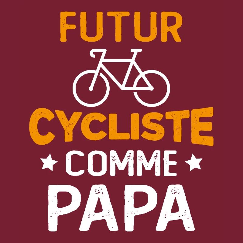 Futur cycliste comme papa