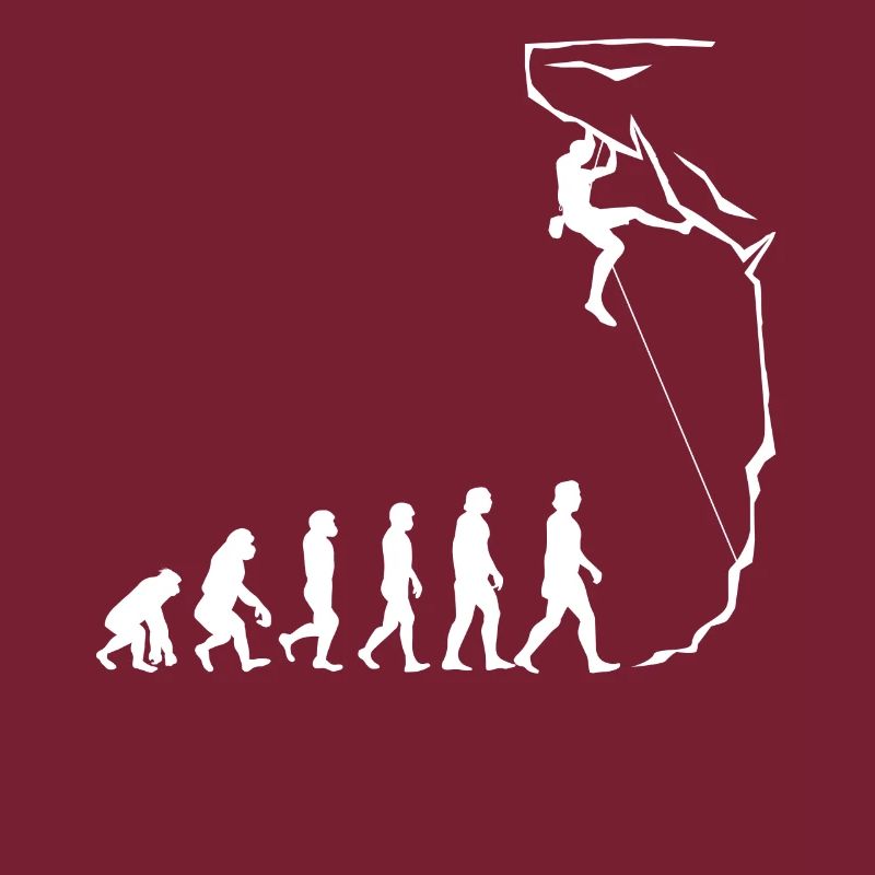 Evolution des Kletterns, Bouldern, Bergsteigen