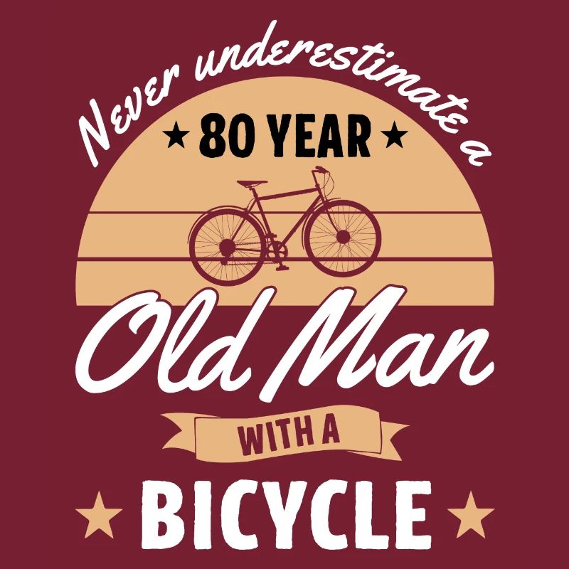 Never underestimate a 80 year old man with bicycle