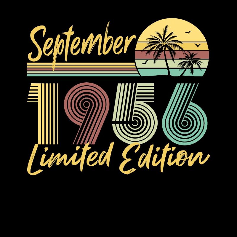 September 1956 Limited Edition Geburtstag Geschenk