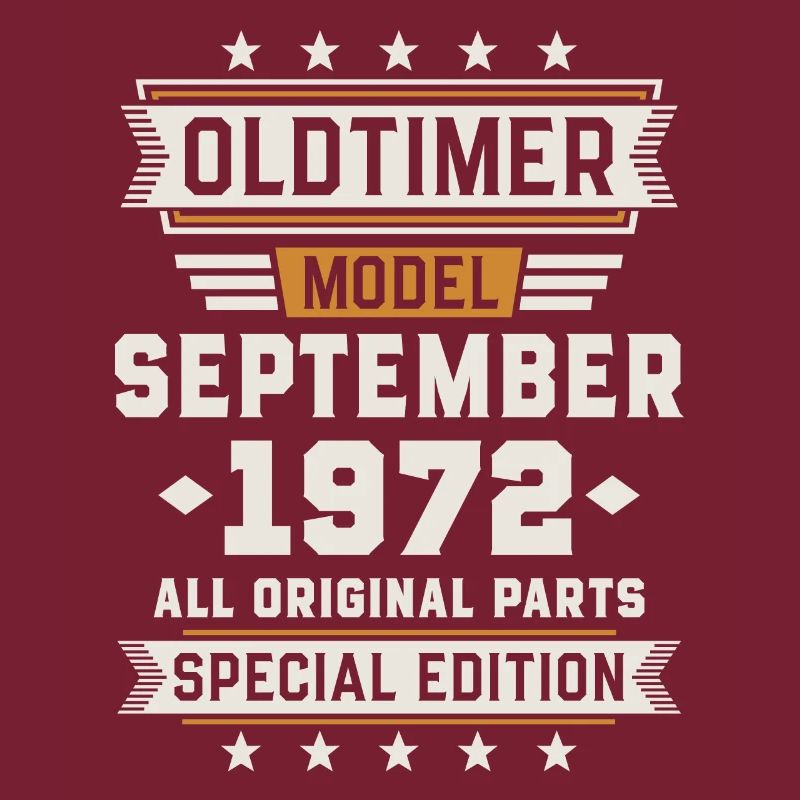 Oldtimer September 1972 Birthday Gift