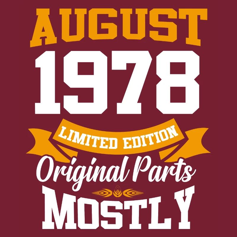 August 1978 Vintage Geburtstag Geschenk