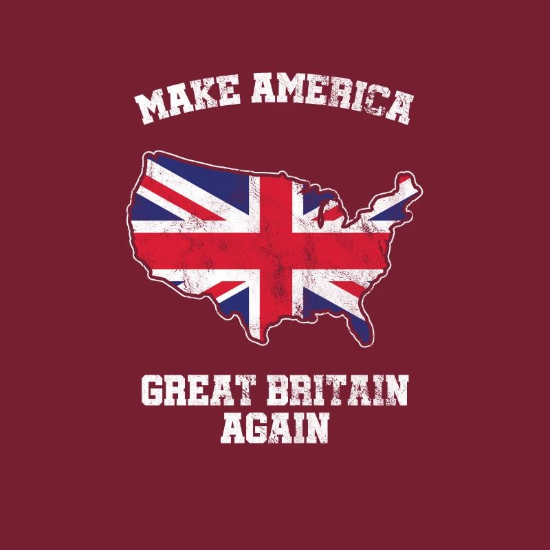 Make America Großbritannien wieder britische Flagge