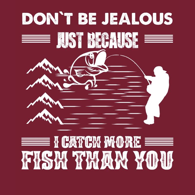 Ne sois pas jaloux juste parce que j’attrape plus de poissons