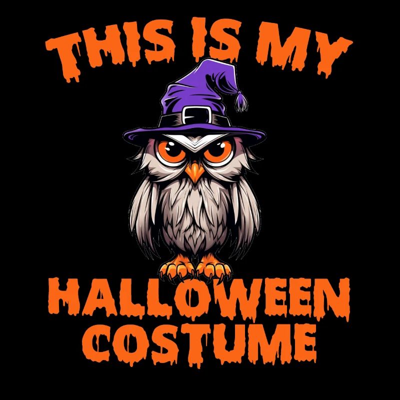 Das ist mein Halloween-Kostüm Eule für Kinder
