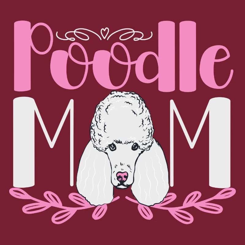 Caniche Maman Chien Caniche Mama