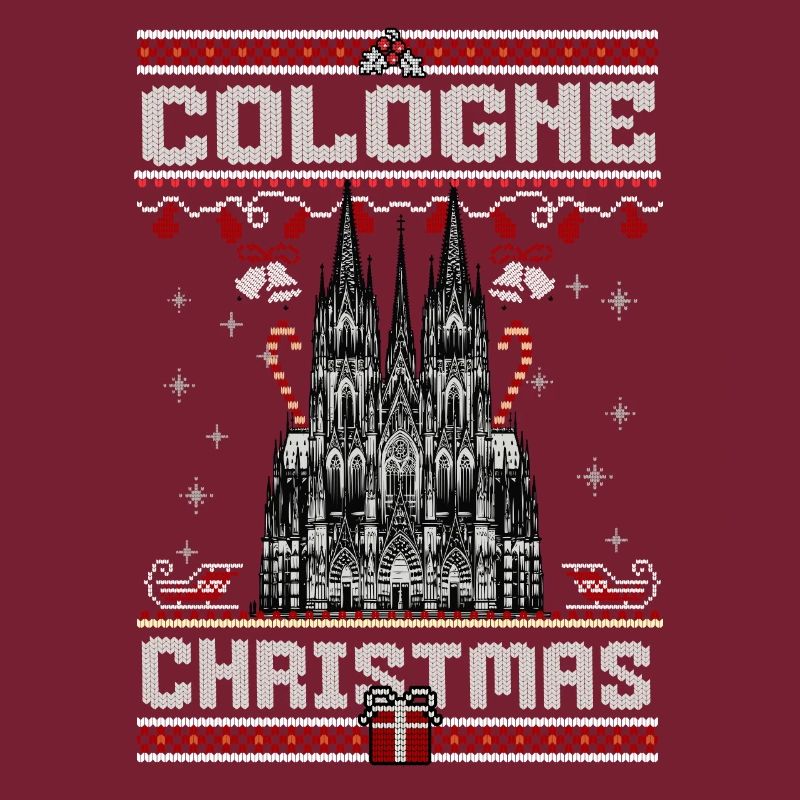 Cologne Köln Kölle Pull de Noël