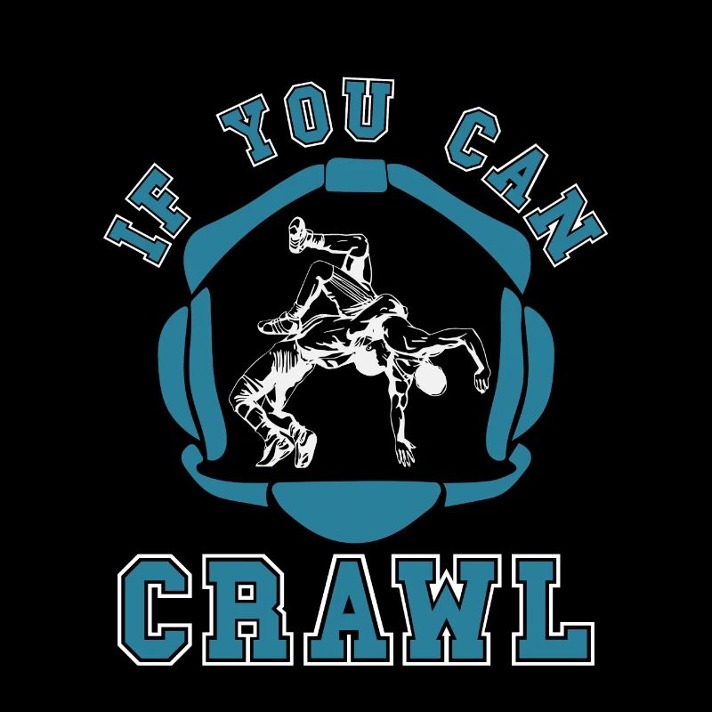 Attrapez la lutte si vous pouvez ramper combat de lutteur