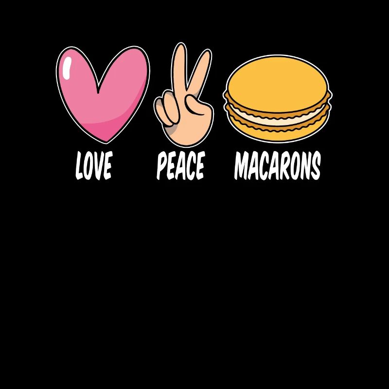 Macaron Love Peace Macaron Artfully Baking Sweets
