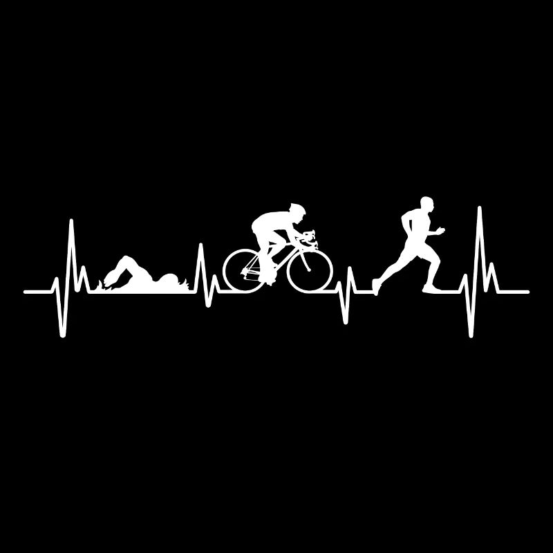 Triathlon herzschlag triathlete triathletin
