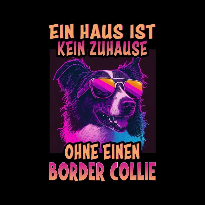 Hunde Spruch Border Collie Design