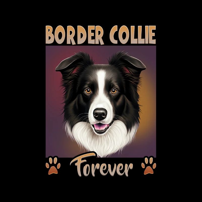 Hunde Spruch Border Collie Design