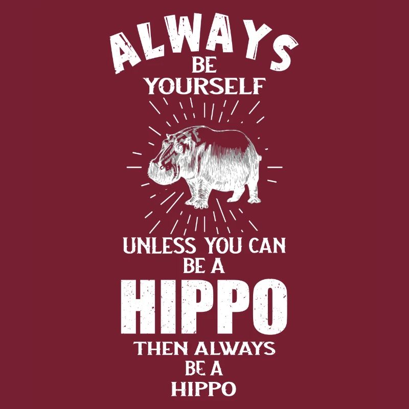 herbivore nilpferd flusspferd hippo sei du selbst