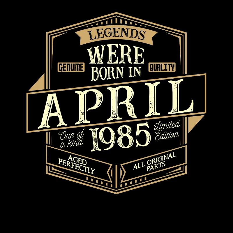 April 1985 Geburtstag Mann