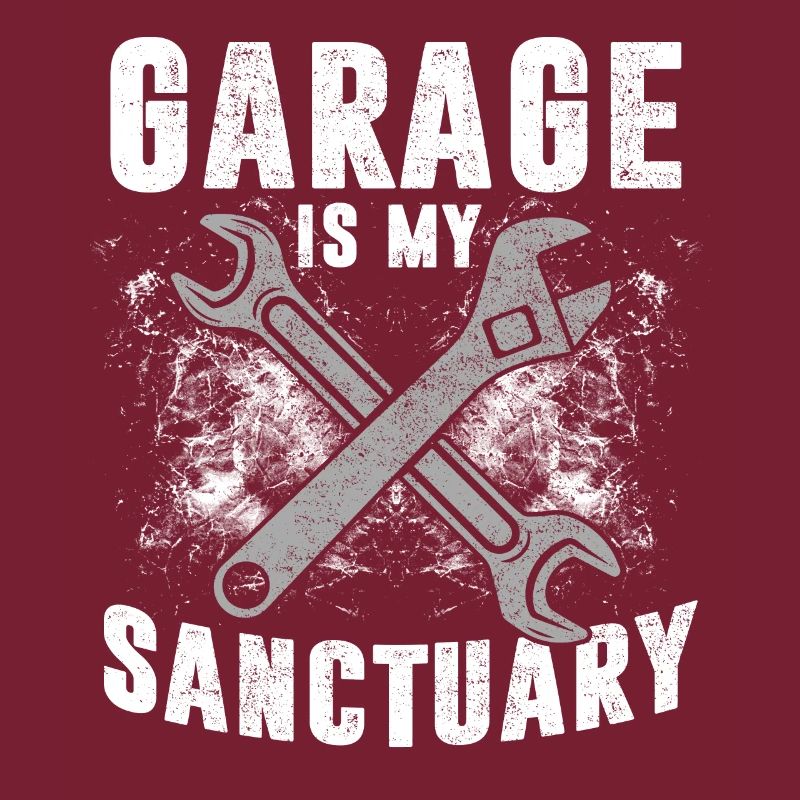 Lustiger witziger Garage Werkstatt Spruch Geschenk