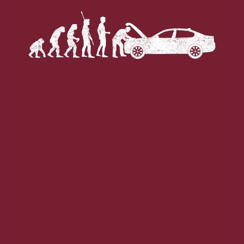 Evolution Auto Schrauber Automechaniker Geschenk
