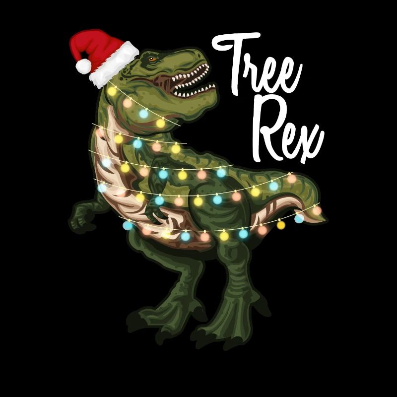 Idée de cadeau de Noël de dinosaure Tree Rex T-Rex