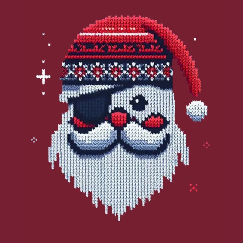 Santa Claus Kawaii Knitting Pattern