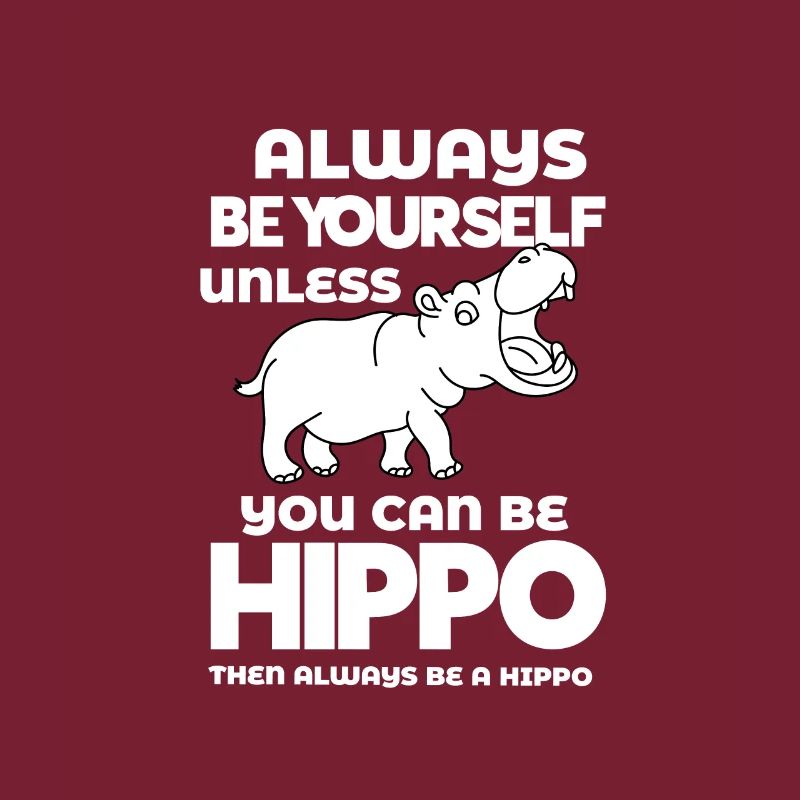 Hippo Nilpferd Flusspferd Großflusspferd