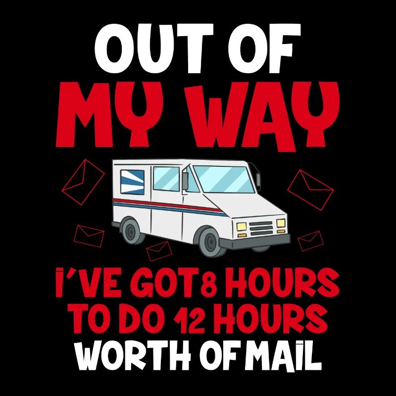 Delivery Driver Outfit Joke Van Design