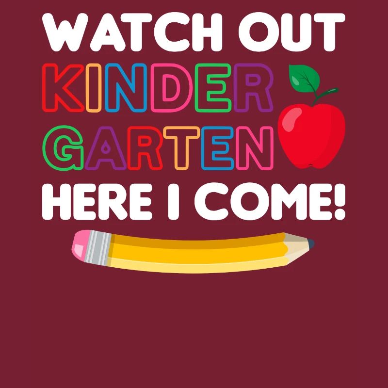 Kindergarten Kindergärtner Lehrer Regenbogenfarben