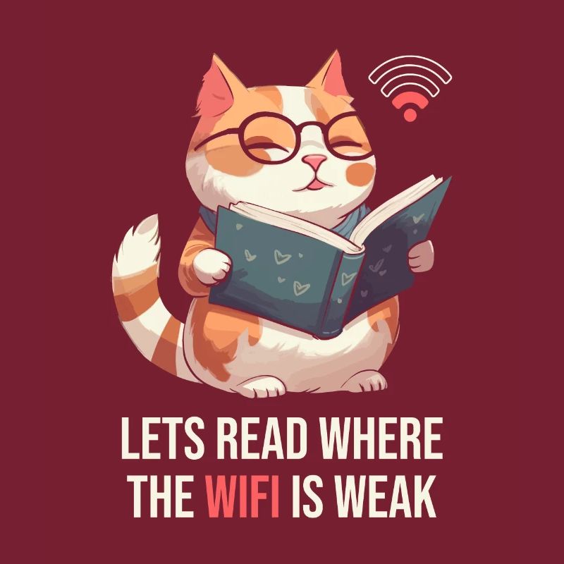 Buch Leseratte Bücherwurm Katze Buchfee