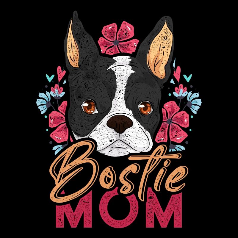 Bostie Mama Hund Muttertag Geschenk Boston Terrier