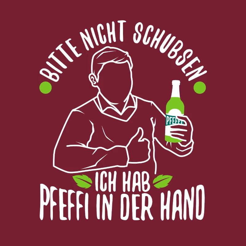 Bitte nicht schubsen ich hab Pfeffi in der Hand