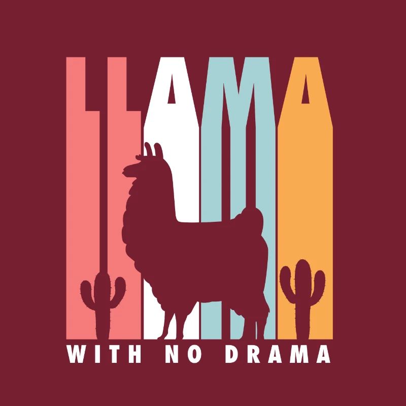 llama rétro Lama