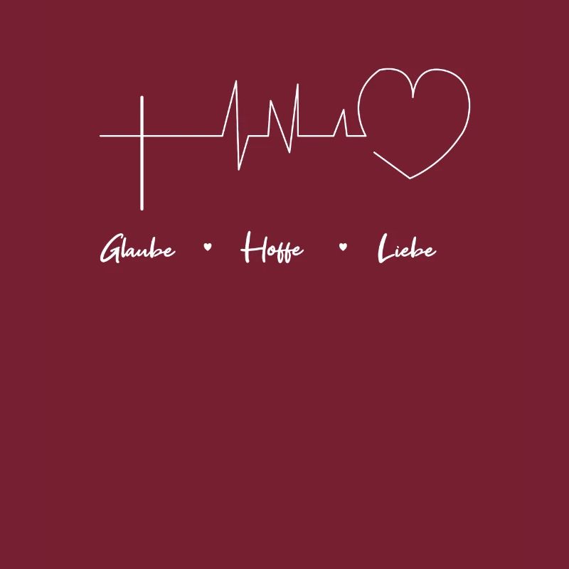 Glaube Hoffe liebe Gläubig