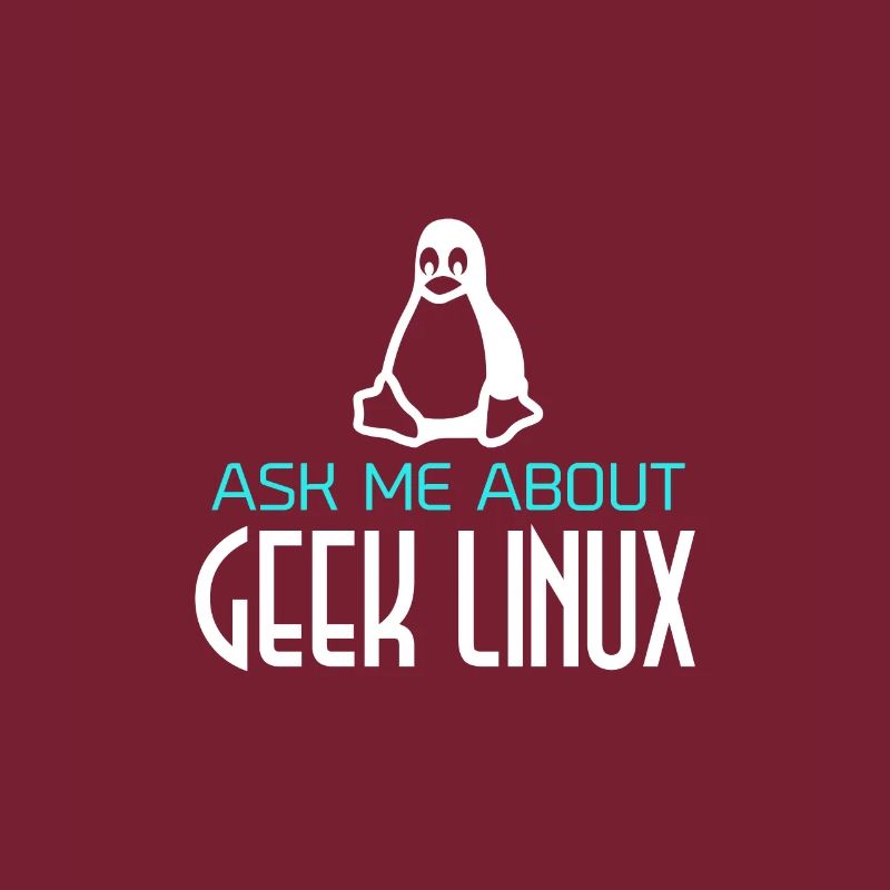 Geek Linux Pinguin Computer Nerd IT PC