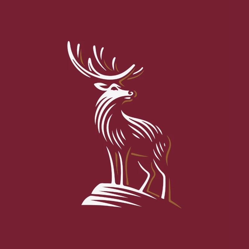 Deer Black Forest deer antlers