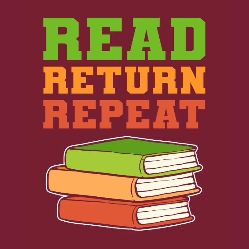 Read Return Repeat Librarian Book Lover