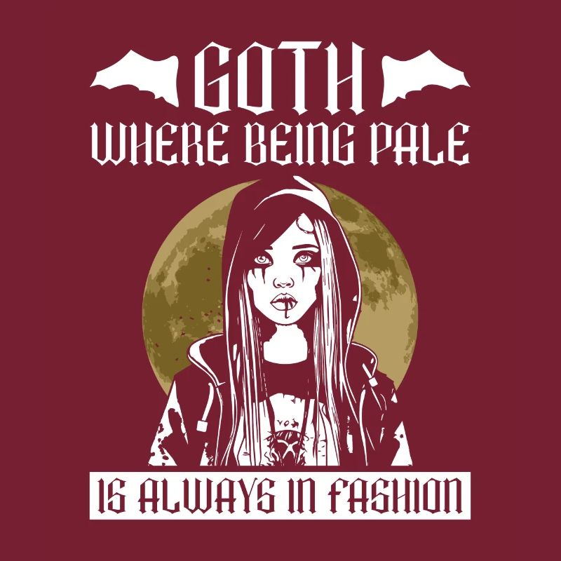Goth, wo blass sein immer in Mode ist - Moontan