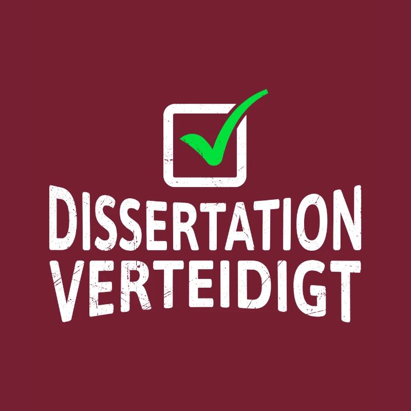 Dissertation verteidigt Doktor Ph.D Doktortitel