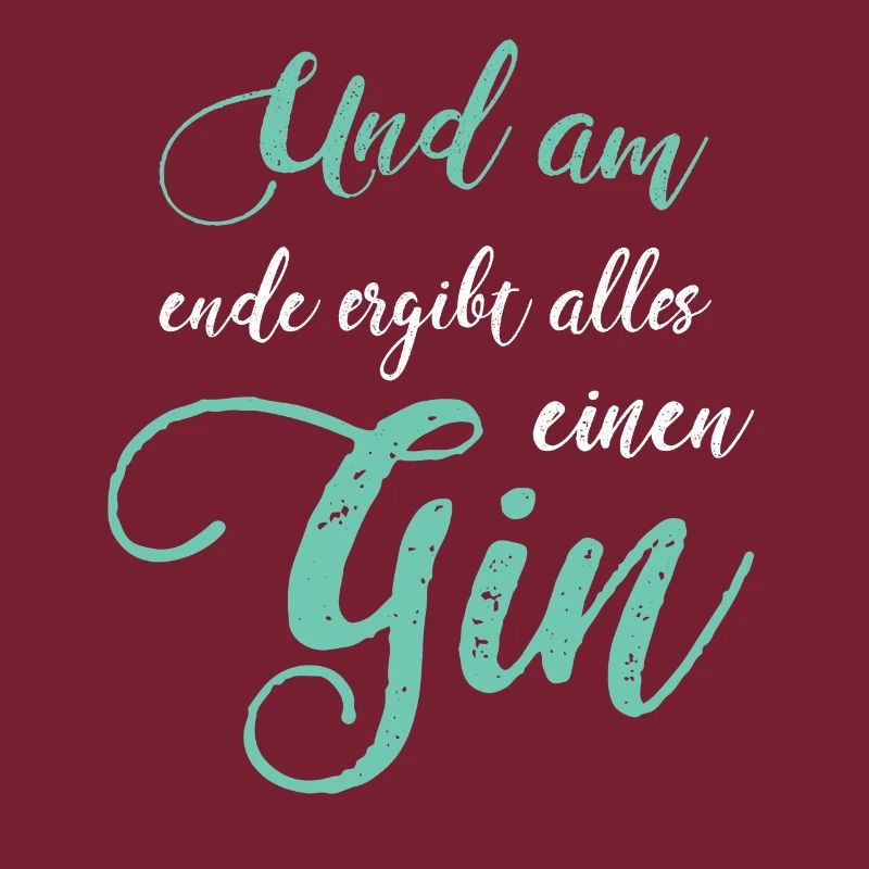 Gin Spruch Gin Fan Gin Trinker Geschenkidee