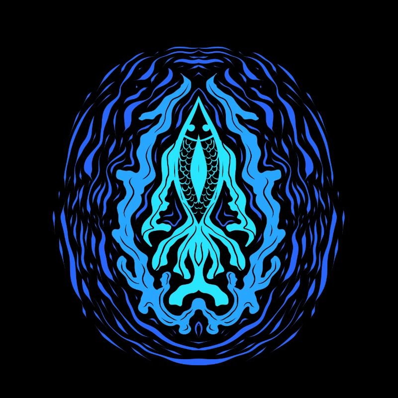 « AQUA » ~ Modèle de poisson psychédélique