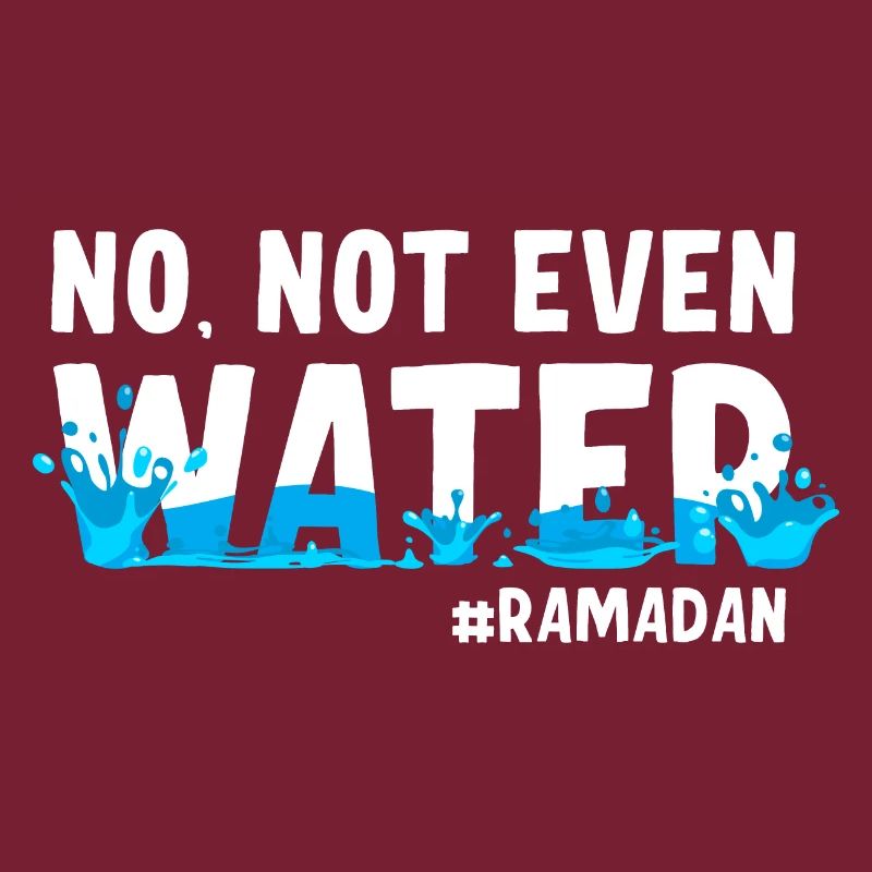 Non même pas d’eau Ramadan