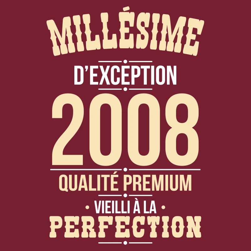2008 – Millésime d’exception – Qualité premium
