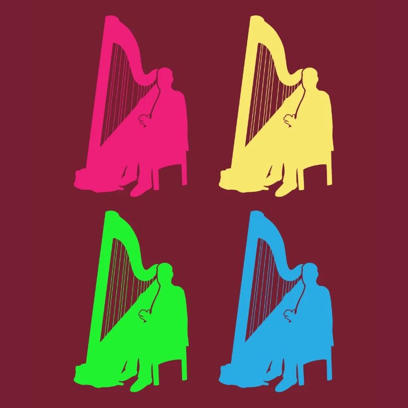 Coloré harpe sons variété cadeau