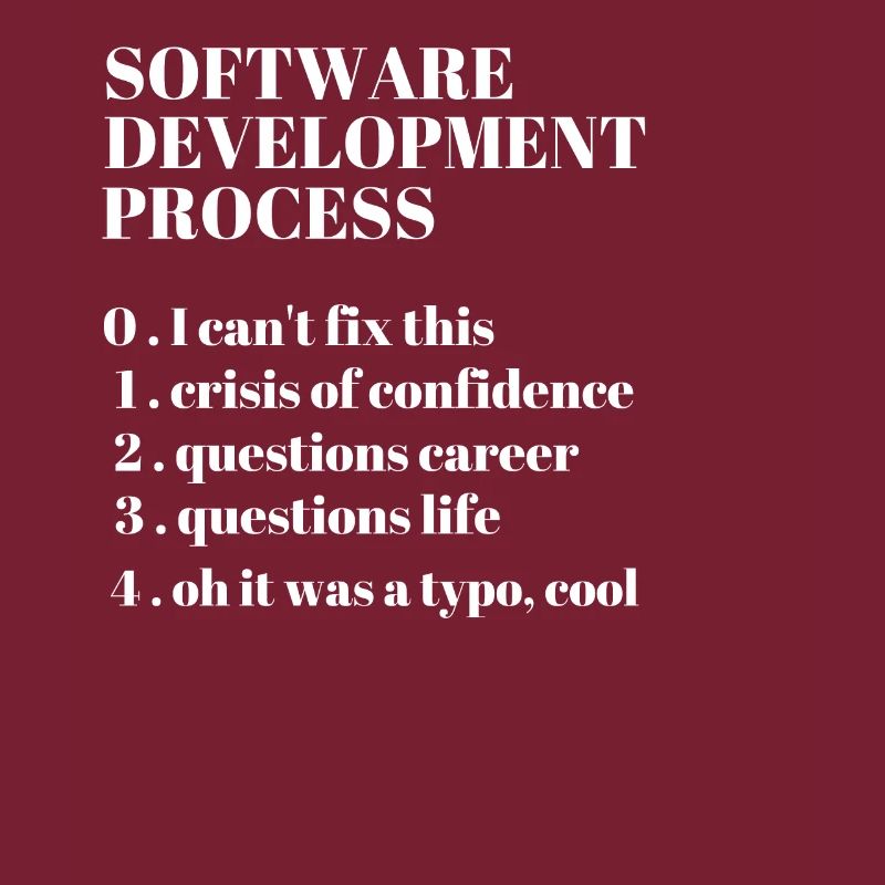 Software Development Funny Coding Programming