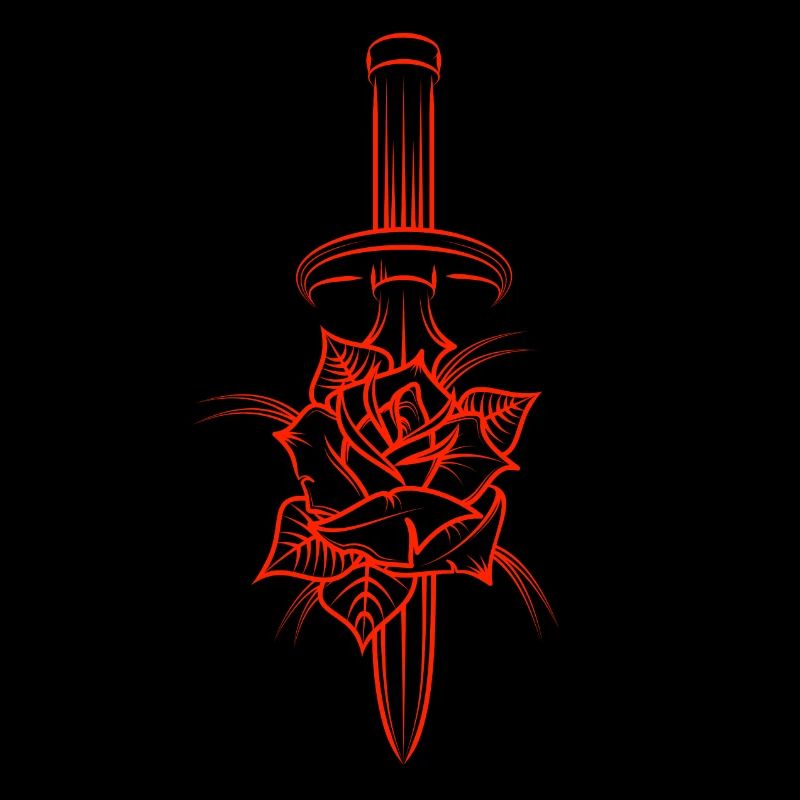 tattoo dagger