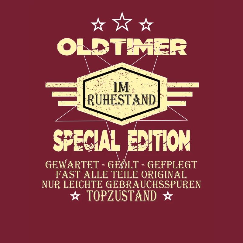 Rentner Oldtimer im Ruhestand