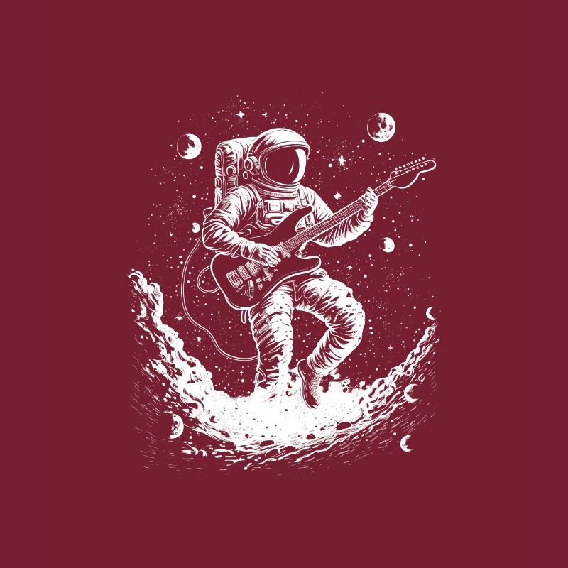 Astronaut Guitar Player
