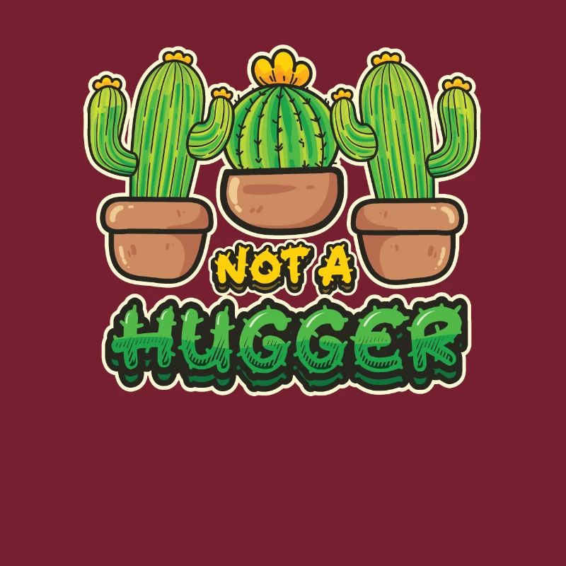 No hugging cactus