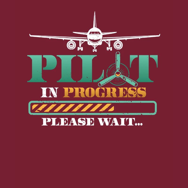 Pilot in progress, please wait, aircraft training