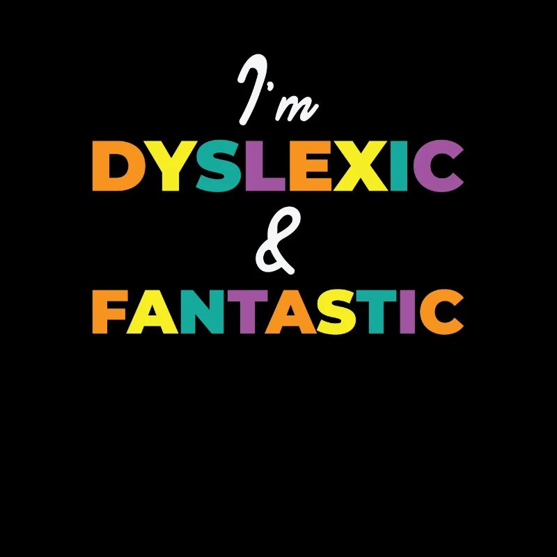 Dyslexia Awareness Colorful Learning Disability