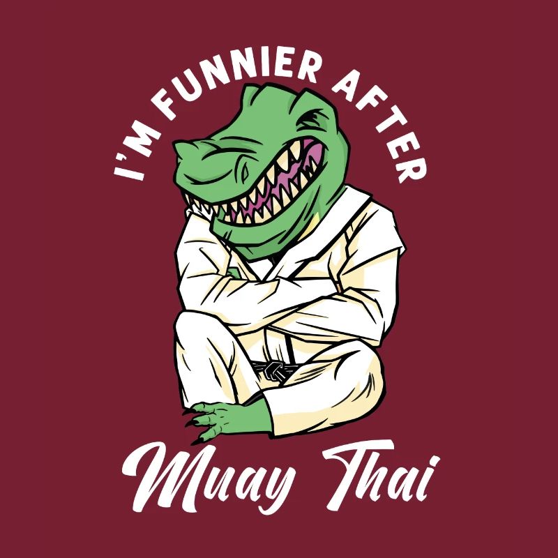 Muay Thai Coach Kickboxing Instructor Funny