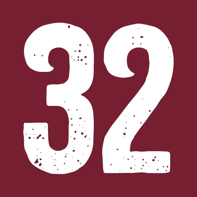32 Numéros Blanc